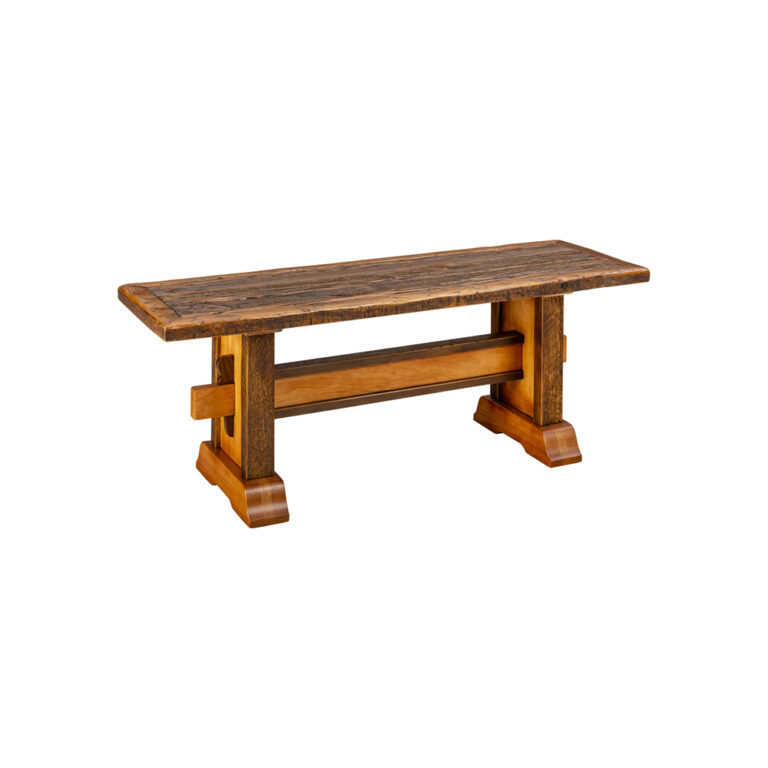 Ghostwood Dining Bench Rustic Reclaimed Wood Furniture